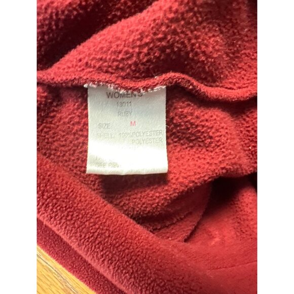 Woolrich Ruby Red Full Zip Vest Outdoors Gorpcore Hiking Camping Size M - Picture 7 of 10